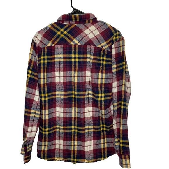 Molokai surf co men’s flannel shirt long sleeve - Picture 2 of 5